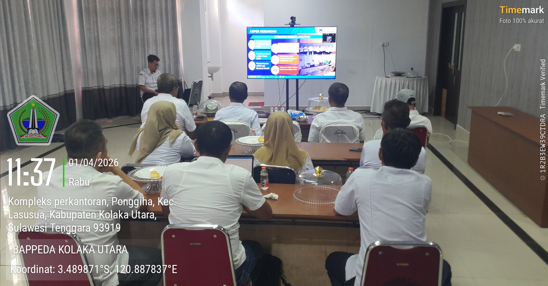 Zoom Apresiasi Kinerja Pemda Kolut 01 April 2026